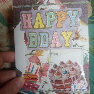 Colorful Birthday Greeting Card
